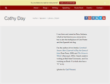 Tablet Screenshot of cathyday.com